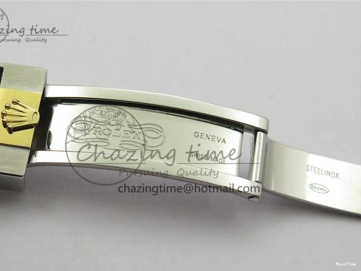 MiroTime 0520 Daytona 116520 SS YG UBF Best Edition Ice Blue MOP Crystal Markers Dial on SS YG Bracelet A Casual 2936